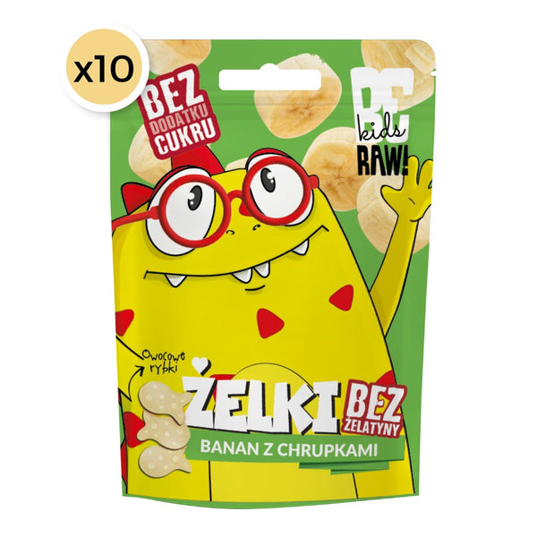 Kids Jelly Beans - Banana with Crisps 35g x10