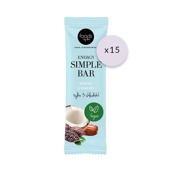 Energy Simple Bar Coconut & Cocoa 35g x15