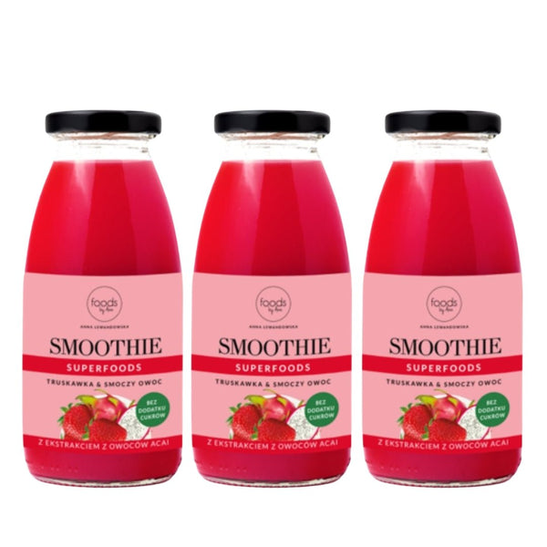 Smoothie Strawberry & Currant & Dragonfruit 250ml x3