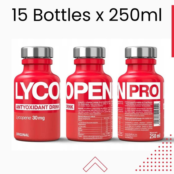 Lycopene 30mg Drink 15x250ml - LycopenPRO ORIGINAL Antioxidant