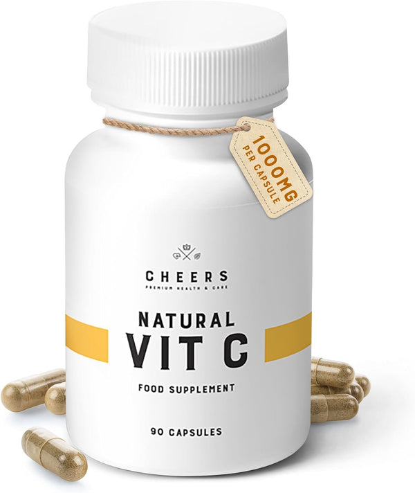 Vitamin C High Dose 1000 mg 90 Capsules Acerola Extract Natural