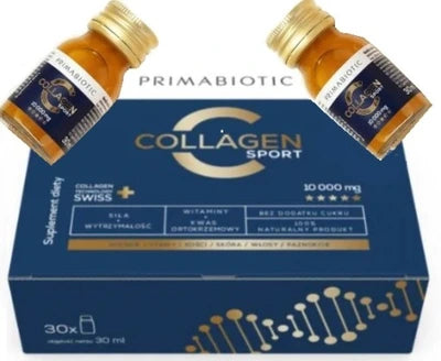 Primabiotic Collagen Sport Liquid - Drink 10000mg in each bottle | 30ml - 30x Bottles
