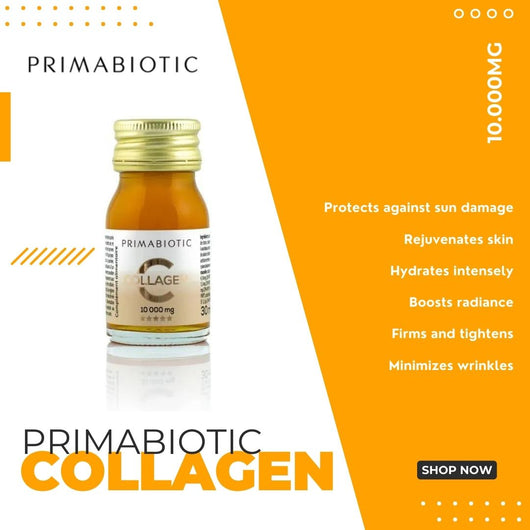 Primabiotic Collagen Drink 10.000 mg Natural - Best Collagen Drink in the UK with Vitamins