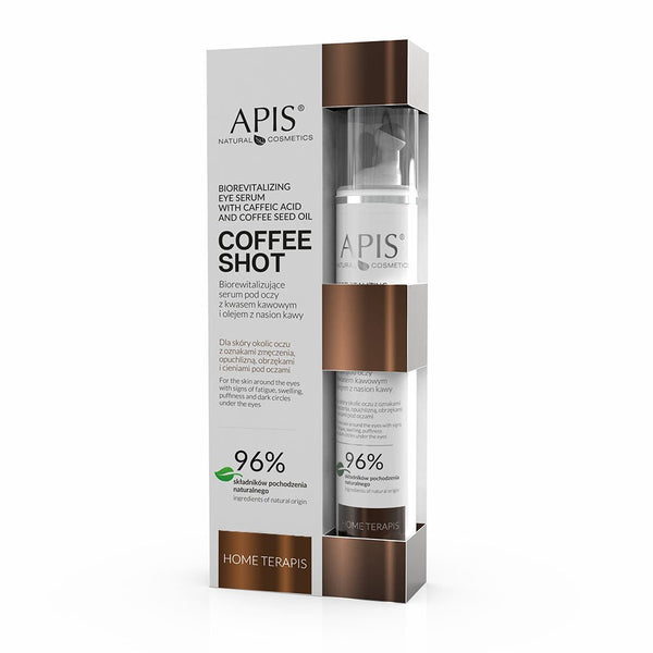 Coffee Shot – Biorewitalizujące serum pod oczy z kwasem kawowym i olejem z nasion kawy 10 ml