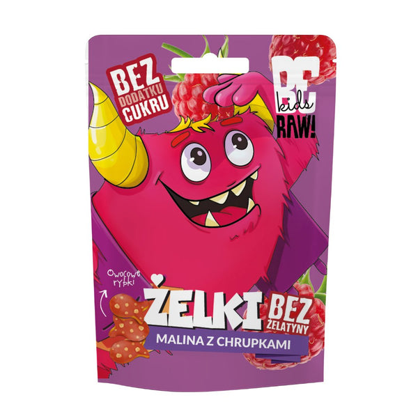 Kids Jelly Beans - Raspberry with Crisps 35g