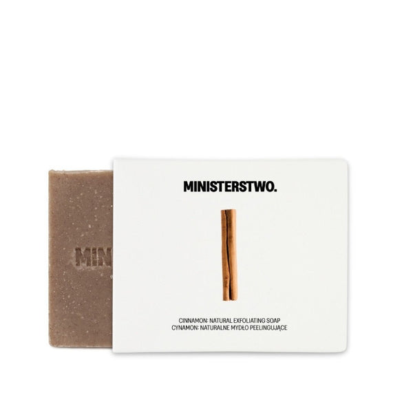 CINNAMON: Natural Exfoliating Soap Bar 100g