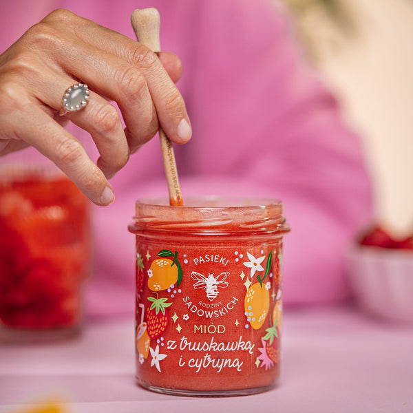 Honey with Strawberry & Lemon 430g