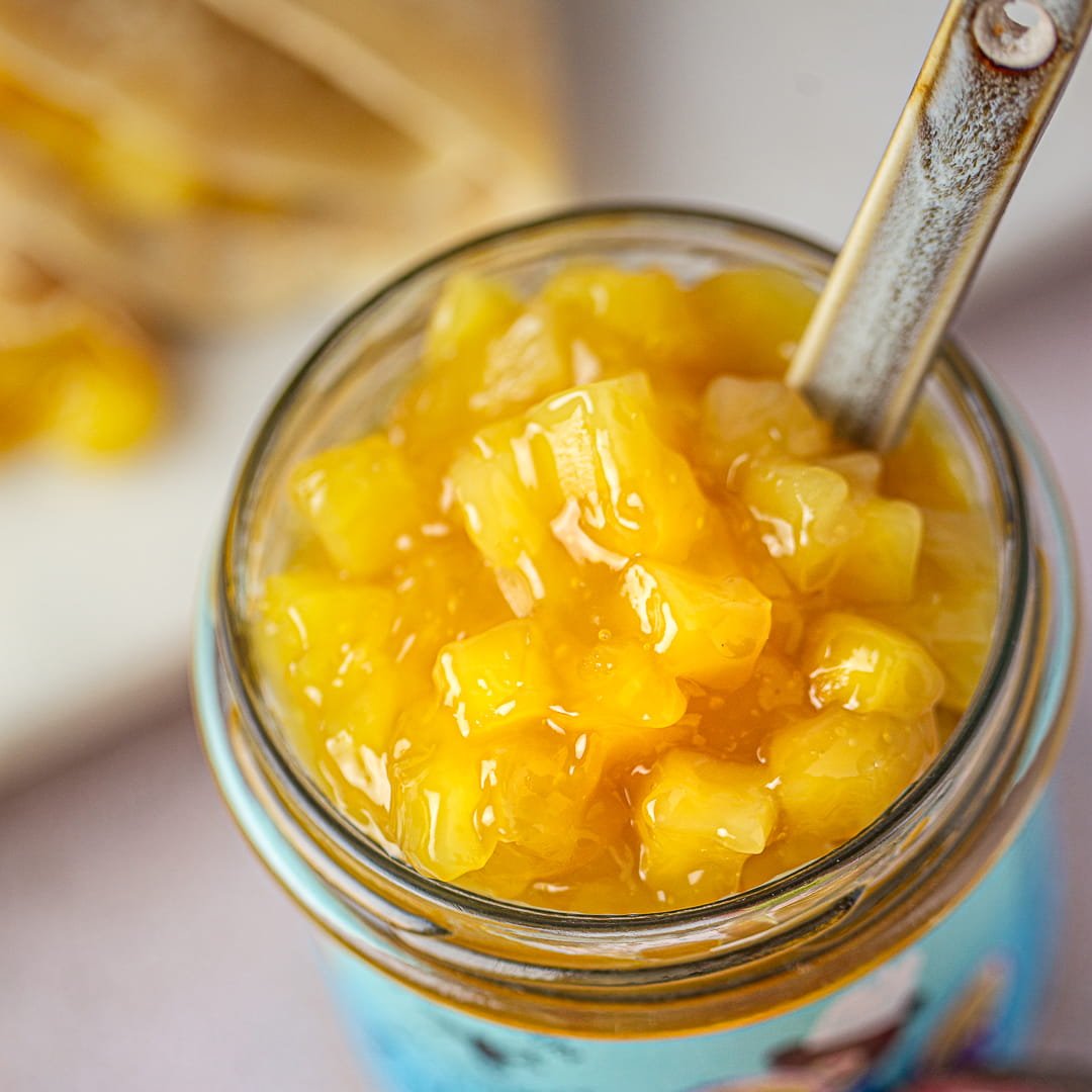 Mango & Passion fruit in gel with Honey 