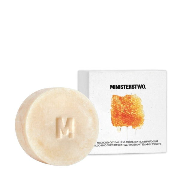 MILK-HONEY-OAT: Emollient & Protein Rich Shampoo Bar 85g