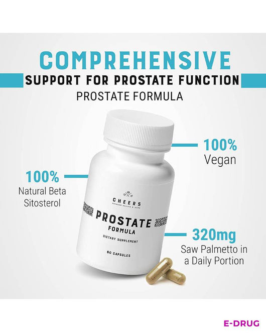 Cheers Prostate Formula - Comprehensive Support for Prostate Health - E-Drug
