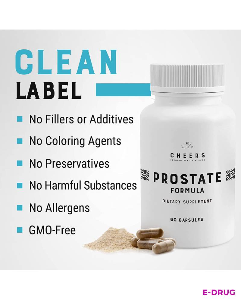 Cheers Prostate Formula - Comprehensive Support for Prostate Health - E-Drug