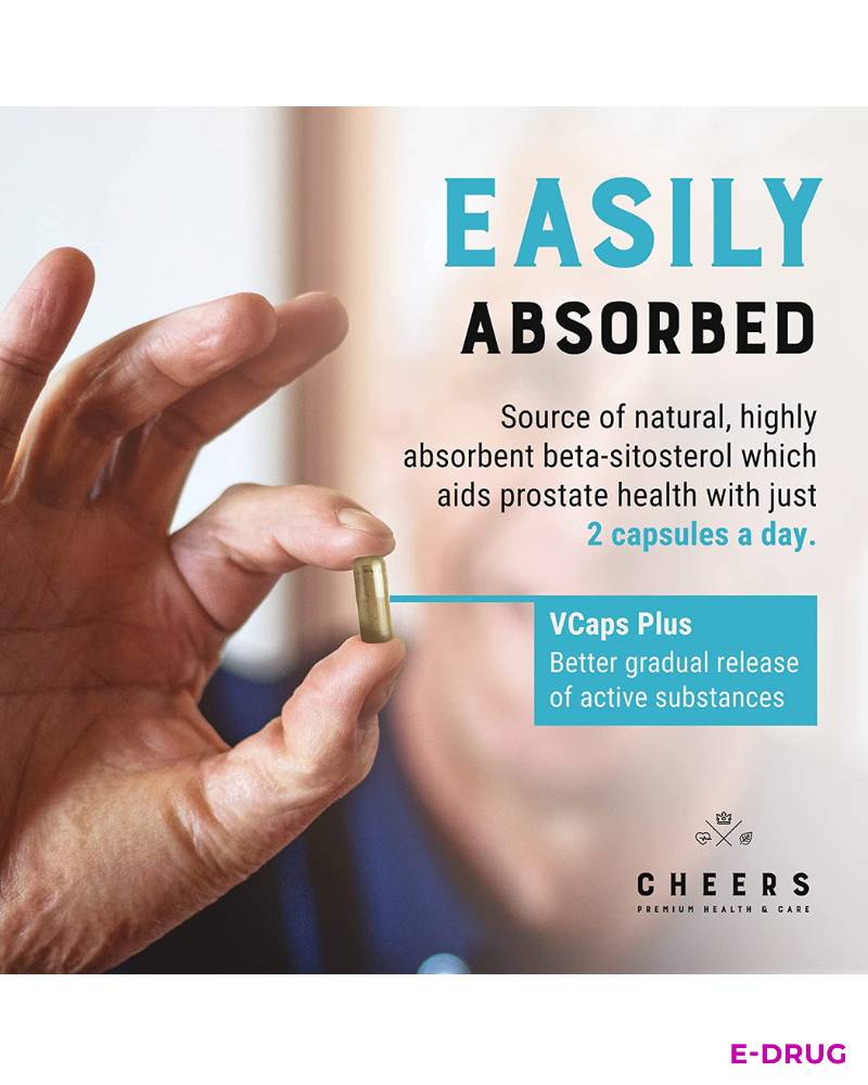 Cheers Prostate Formula - Comprehensive Support for Prostate Health - E-Drug