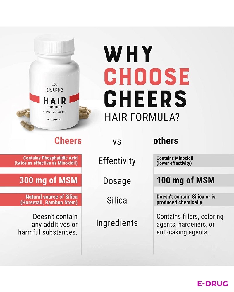 Hair Formula - Advanced Hair Strengthening and Growth Supplement from Cheers - E-Drug