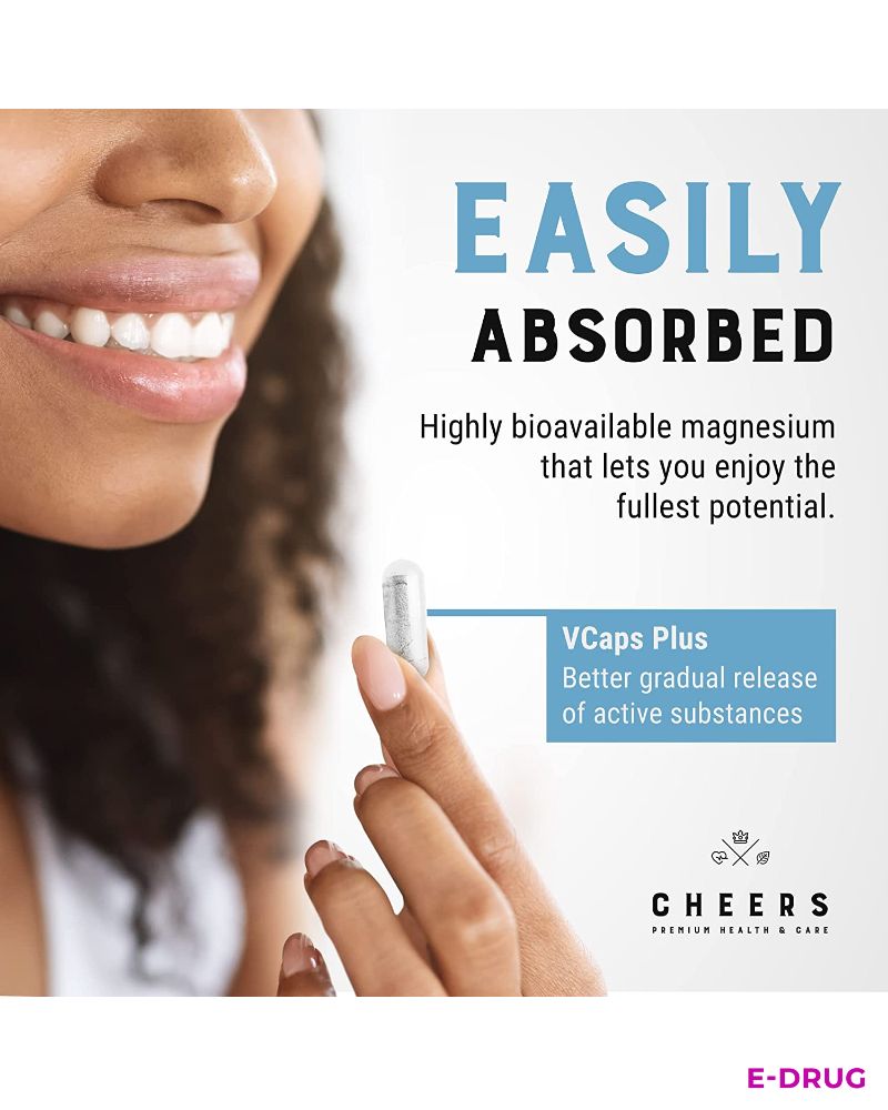Magnesium Citrate with Zink and B6 from Cheers - E-Drug