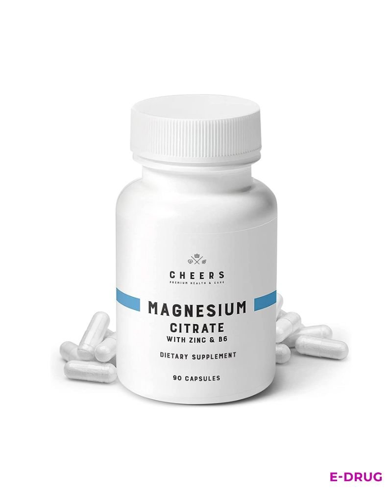Magnesium Citrate with Zink and B6 from Cheers - E-Drug