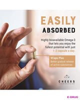 Omega3 Fatty Acids - Essential Brain and Body Support from Cheers - E-Drug