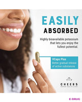 Potassium Citrate Capsules 333mg Highly Bioavailable, Organic Form - E-Drug