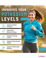 Potassium Citrate Capsules 333mg Highly Bioavailable, Organic Form - E-Drug