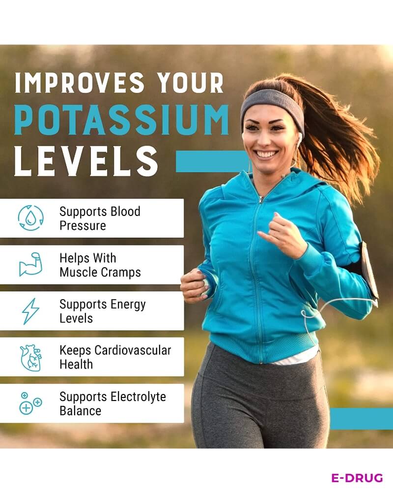 Potassium Citrate Capsules 333mg Highly Bioavailable, Organic Form - E-Drug